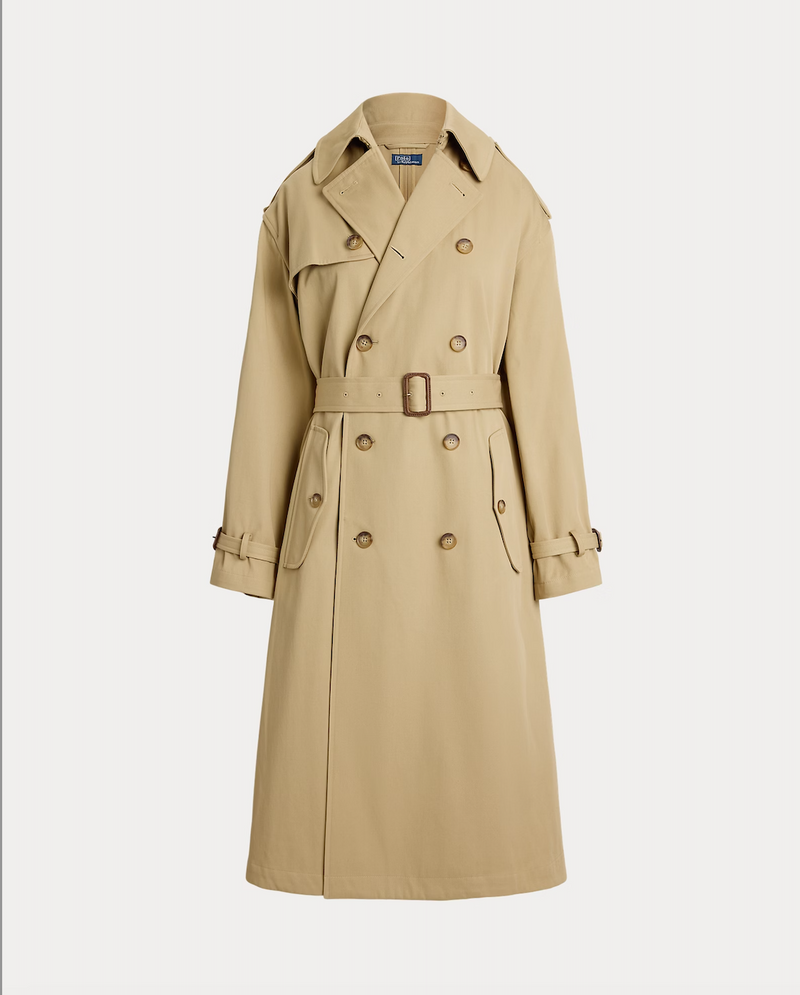 RALPH LAUREN COTTON TWILL TRENCH (10194890293553)