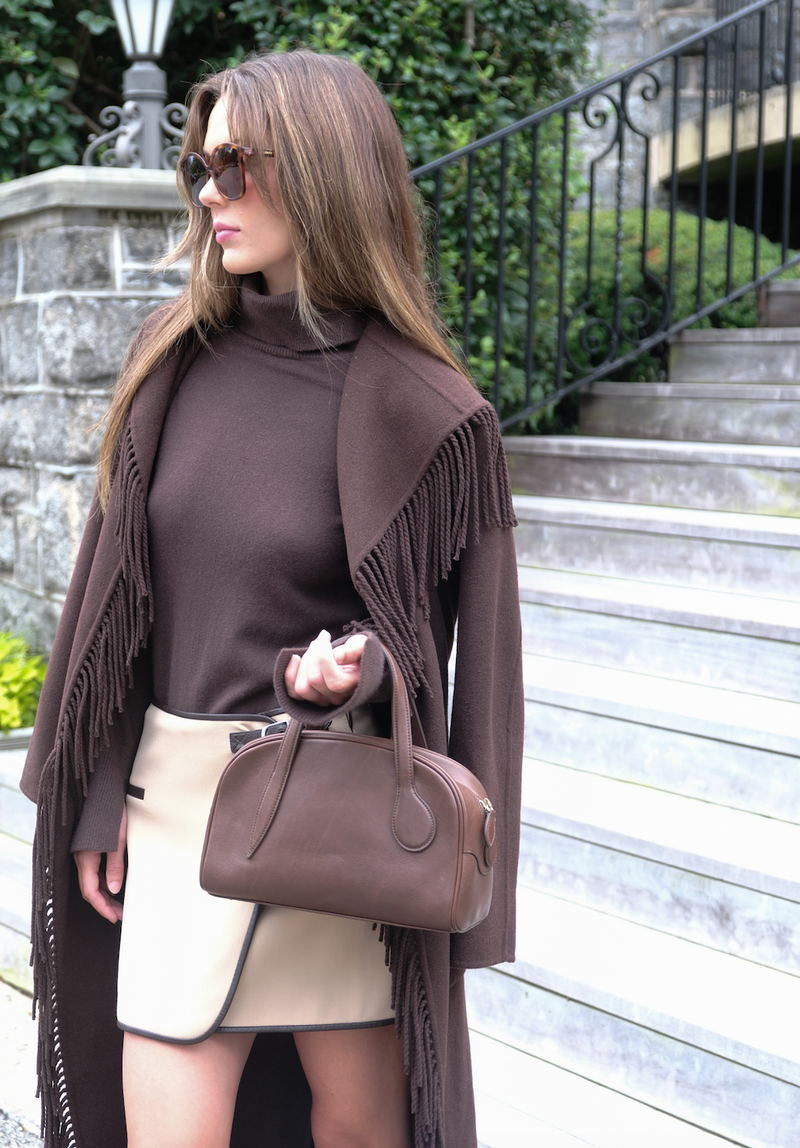 SIMKHAI CARRIE FRINGE COAT