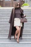 SIMKHAI CARRIE FRINGE COAT