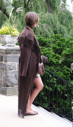 SIMKHAI CARRIE FRINGE COAT