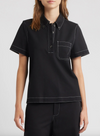 RAG & BONE IRINA CONTRAST STITCH POLO