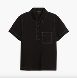 RAG & BONE IRINA CONTRAST STITCH POLO