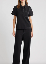 RAG & BONE IRINA PONTE CONTRAST STITCH PANT