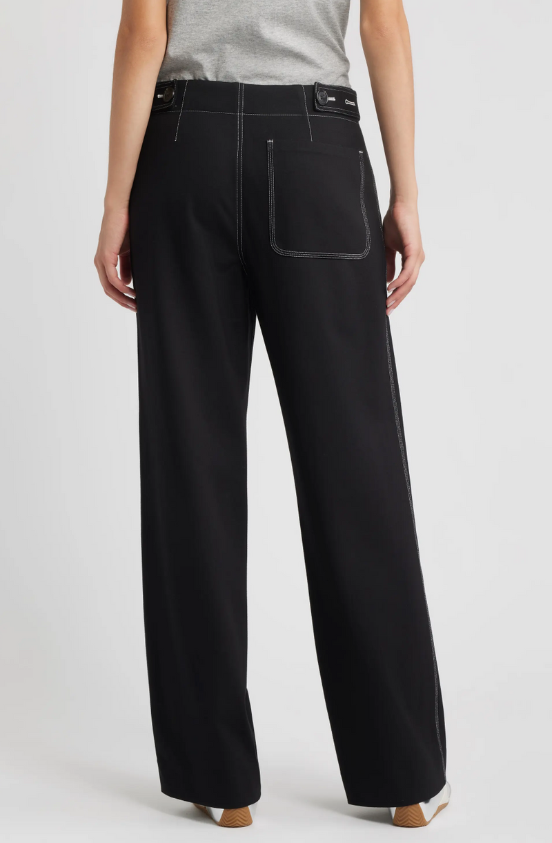 RAG & BONE IRINA PONTE CONTRAST STITCH PANT