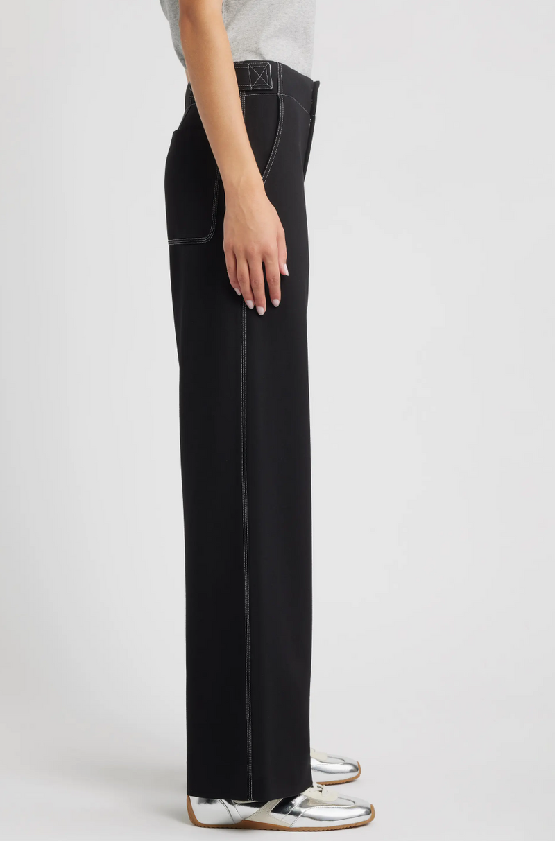 RAG & BONE IRINA PONTE CONTRAST STITCH PANT