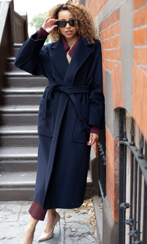Max mara long coat clearance