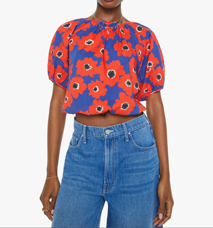 MOTHER DENIM THE PARTY IN THE BACK SHIRT (10166224814385)