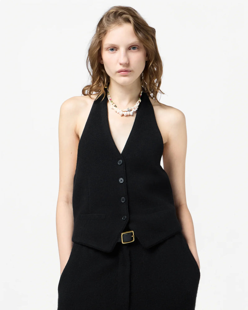 GUEST IN RESIDENCE TAILORED HALTER VEST