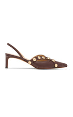 ULLA JOHNSON VENDOME STUDDED KITTEN HEEL