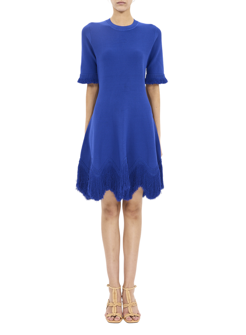 knit hooded dress Tribal Sleeveless Hooded Dress with Pockets Bloom / XS main image 1