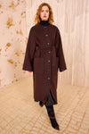 ULLA JOHNSON FERNANDA DOUBLE FACE WOOL COAT