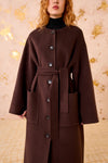ULLA JOHNSON FERNANDA DOUBLE FACE WOOL COAT
