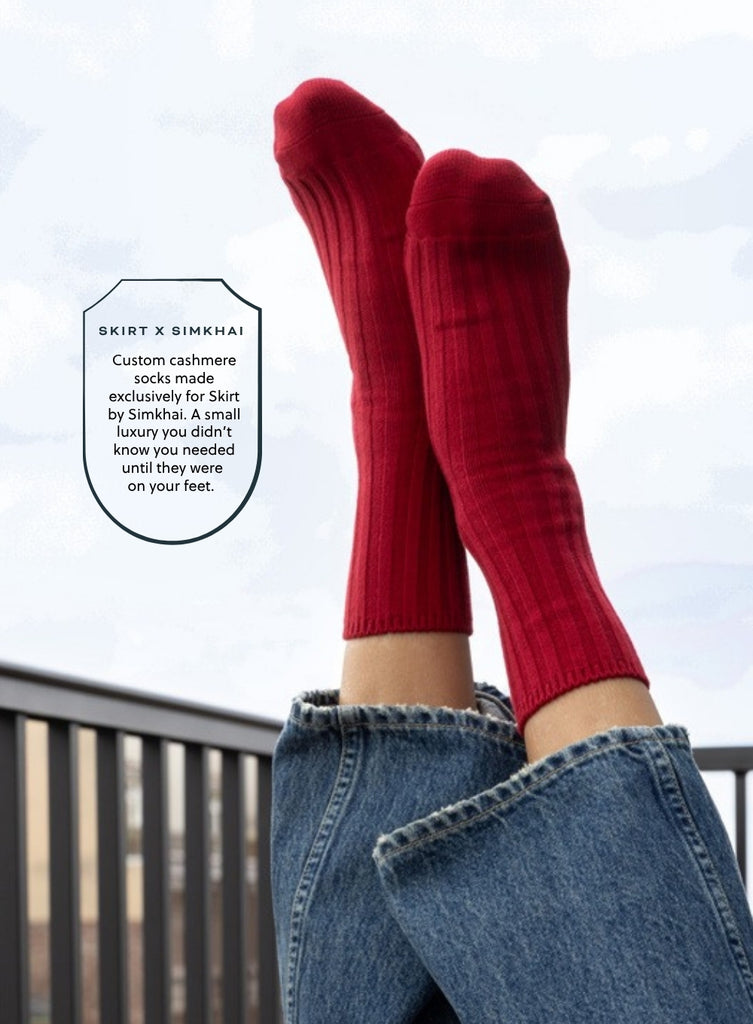 SIMKHAI RIBBED SOCKS