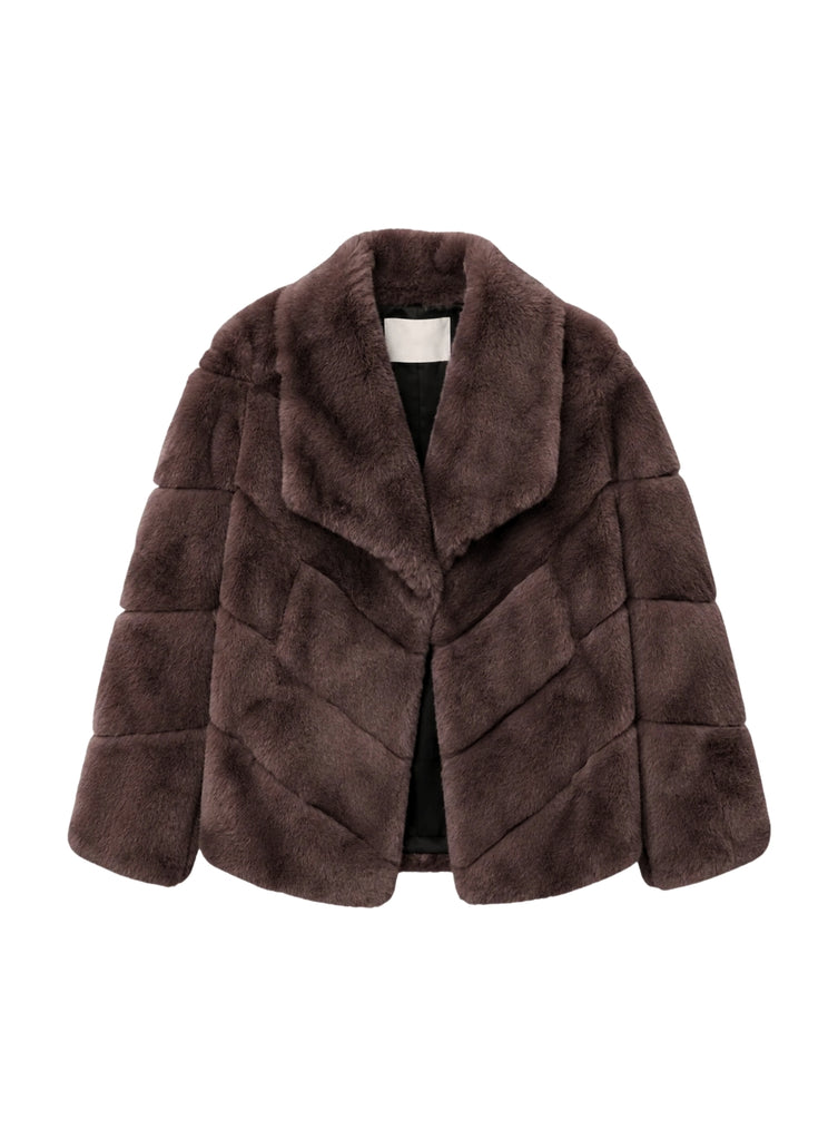 YVES SALOMON VESTE 55CM