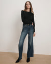 VERONICA BEARD PIPEN CASHMERE PULLOVER