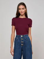 L'AGENCE RESSI CREW NECK TEE
