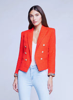 L'AGENCE BROOKE DOUBLE BREASTED CROP BLAZER (6640286597191)