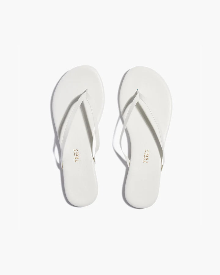 TKEES WHITE FLIP FLOPS (10101821243697)