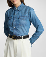 POLO RALPH LAUREN DENIM LONG SLEEVE BUTTONDOWN (10194890490161)