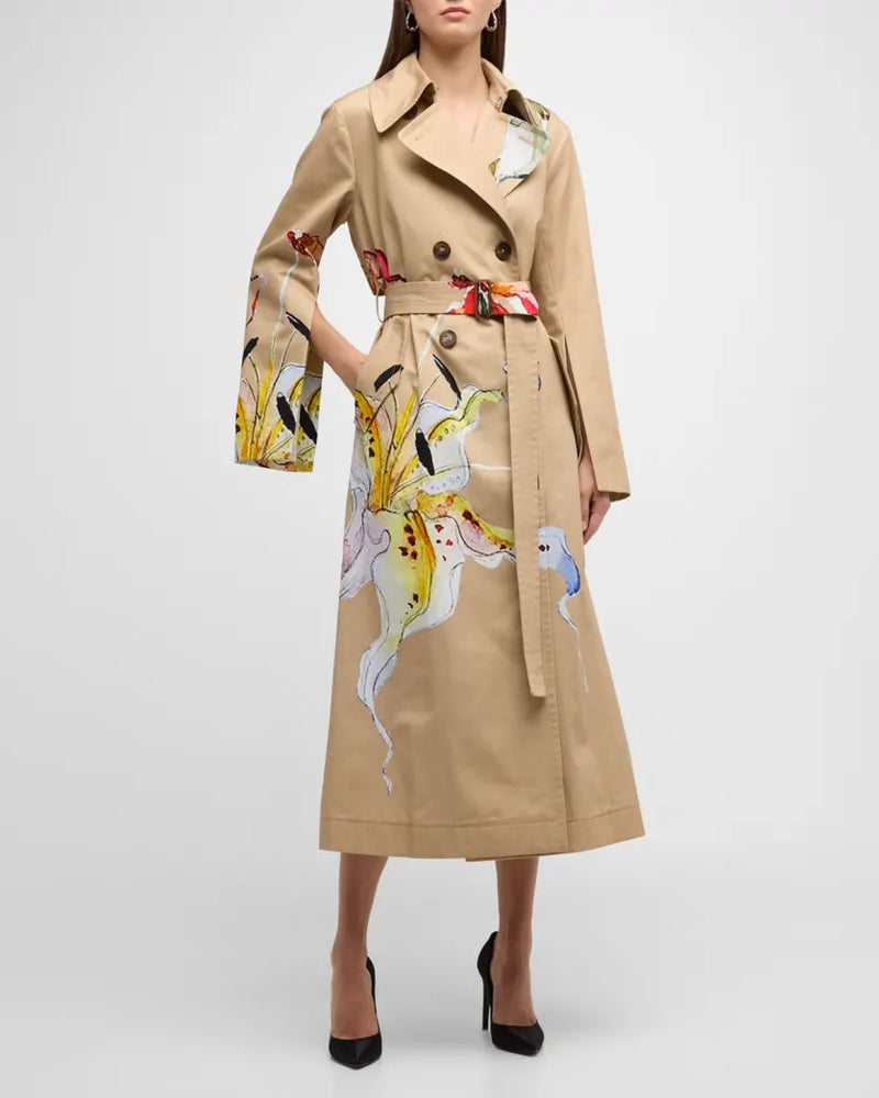 Printed Trench Coat (8246416277809)