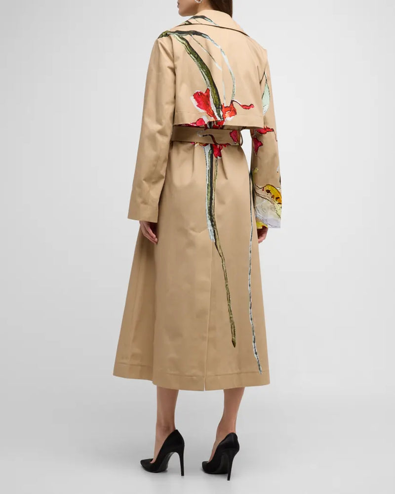 Printed Trench Coat (8246416277809)
