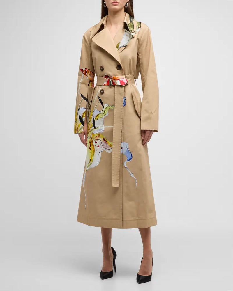 Printed Trench Coat (8246416277809)