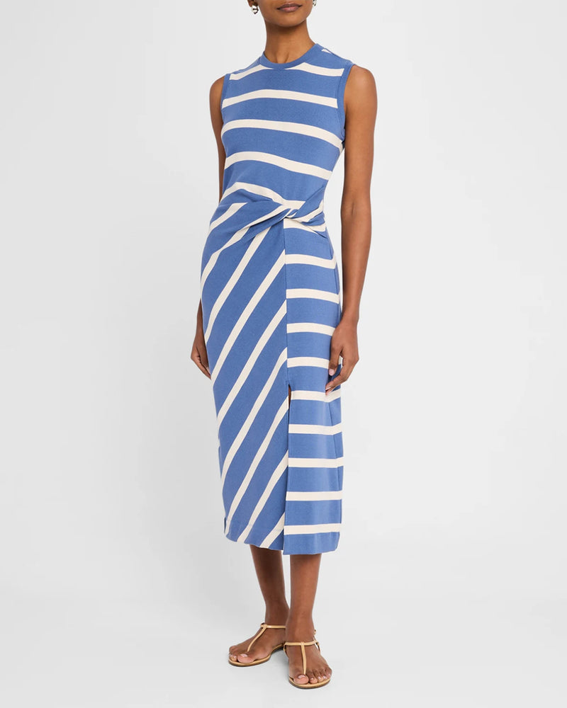 TANYA TAYLOR SLEEVELESS STRIPED CODY DRESS (10147104817457)