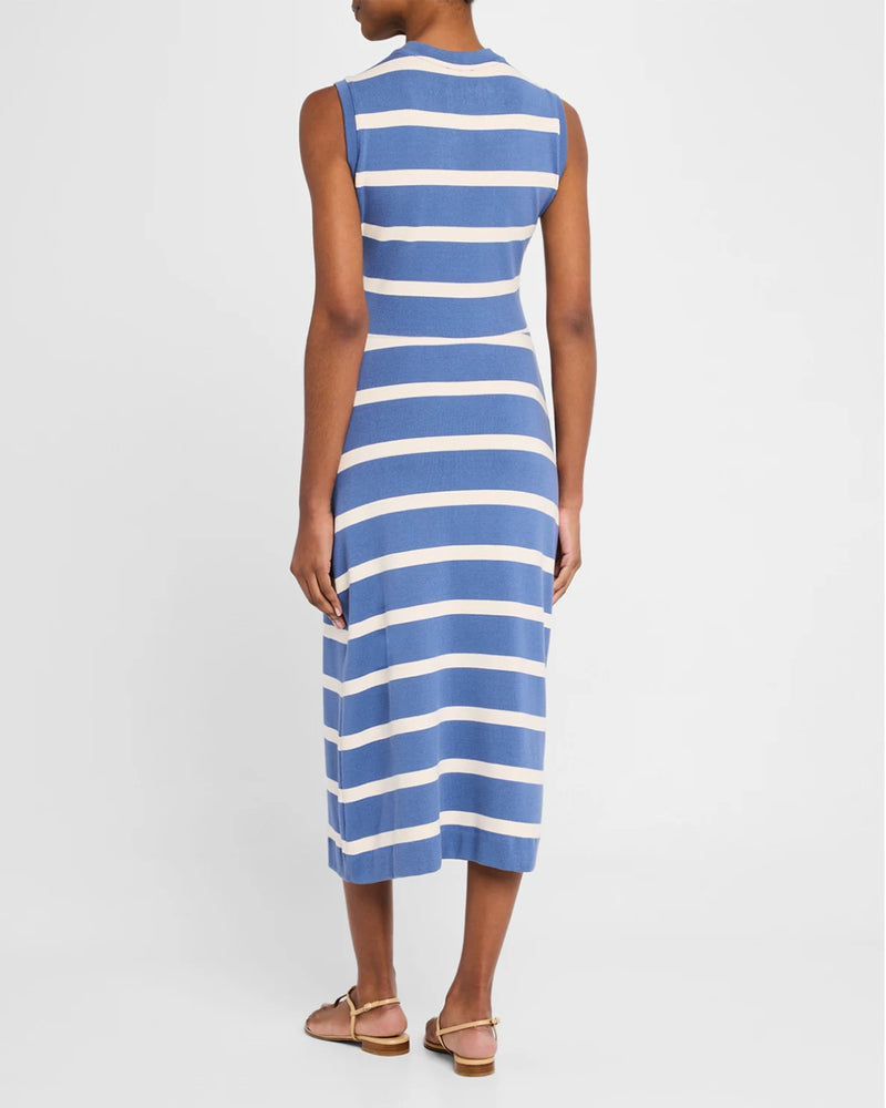 TANYA TAYLOR SLEEVELESS STRIPED CODY DRESS (10147104817457)
