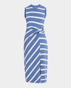 TANYA TAYLOR SLEEVELESS STRIPED CODY DRESS (10147104817457)