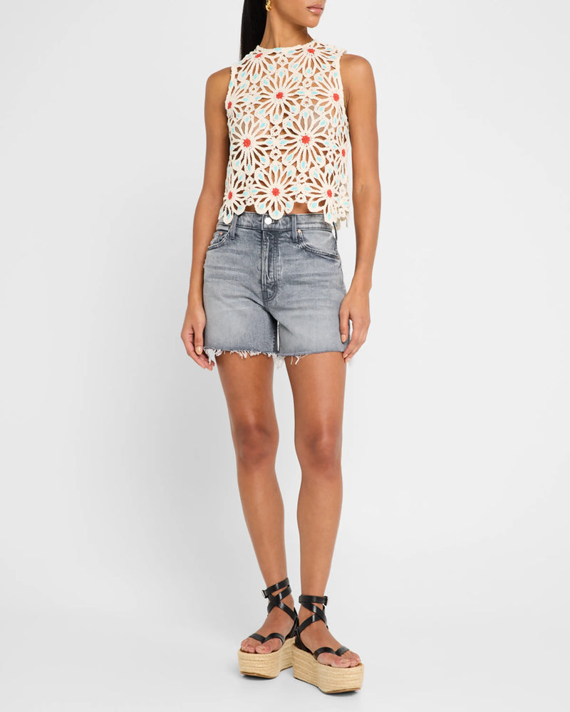 MOTHER DENIM THE SKIPPER SHORT N LONG FRAY (10203479408945)