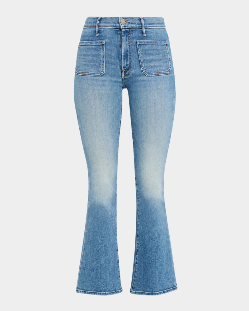MOTHER THE PATCH POCKET WEEKENDER DENIM