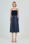 SIMKHAI CORYN PLEATED MINI SKIRT