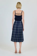 SIMKHAI CORYN PLEATED MINI SKIRT