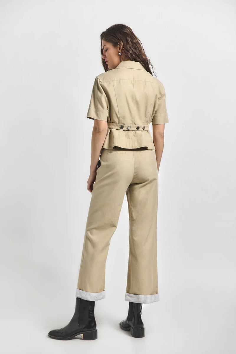 DEREK LAM 10 CROSBY VERITA COMBO CUFFED PANT (10165198356785)