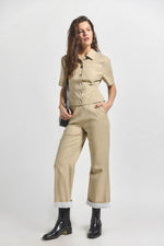 DEREK LAM 10 CROSBY VERITA COMBO CUFFED PANT (10165198356785)