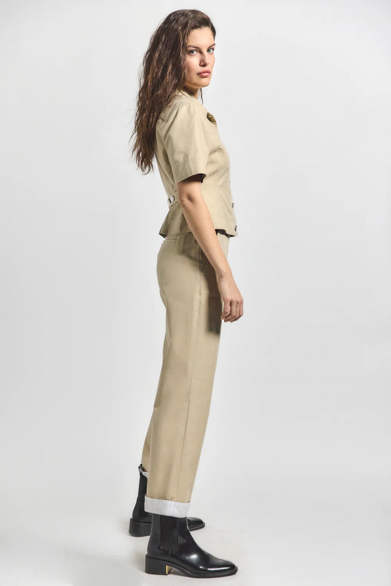 DEREK LAM 10 CROSBY VERITA COMBO CUFFED PANT (10165198356785)